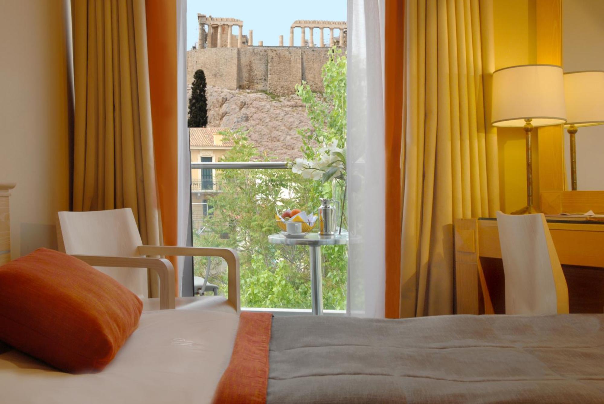 Chambre Double ou Lits Jumeaux Supérieure - Vue sur l'Acropole